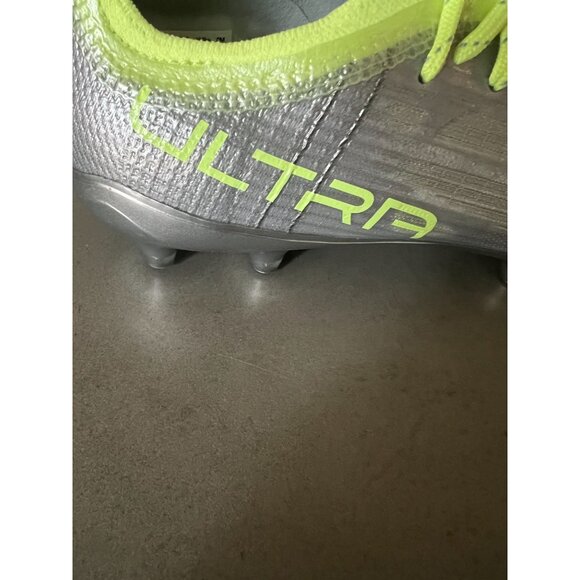 Puma ULTRA 1.4 FG/AG Women\'s Soccer Cleats Silver Neon Green 106723-01 Size 7